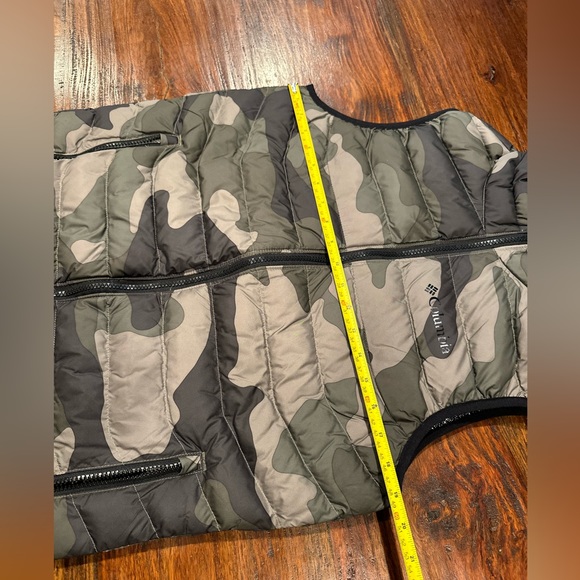 NWT! Columbia Omini Heat Stone Green Mod Camo Print Powder Lite™ Vest Men Size S - Picture 15 of 15